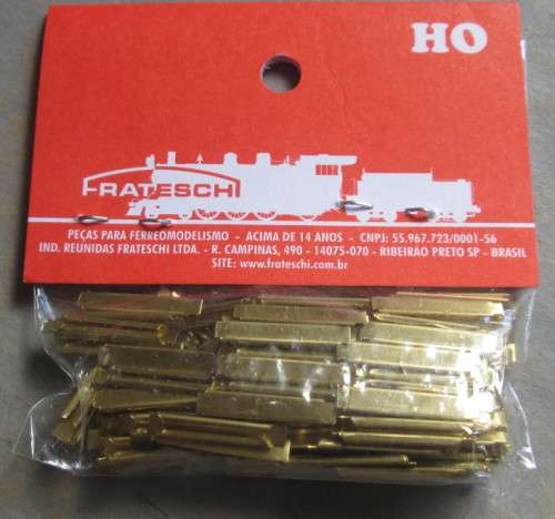 FRATESCHI HO SCALE - 100 X RAIL JOINERS  (NEW)