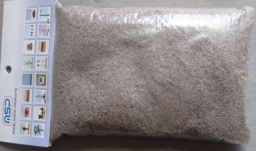 LIGHT GREY BALLAST in N SCALE 300g by MSP (MADE IN RSA) - NEW BAGGED