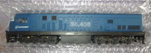 FRATESCHI HO SCALE - SAR SPOORNET CLASS 34 DIESEL LOCO 34.406 (NEW BOXED)