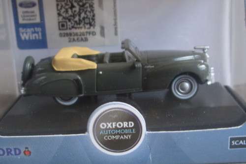 OXFORD 1/87/HO SCALE - LINCOLN CONTINENTAL 1941 (NEW BOXED)