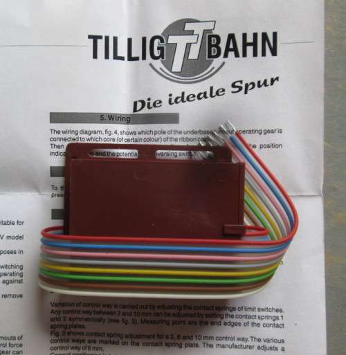 TILLIG BAHN HO SCALE - UNDERFLOOR MOTOR TURNOUT DRIVE (MINT BOXED)