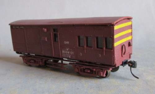 HO SCALE - SAR V-7  MK 1 GUARDS VAN (NEW BOXED)