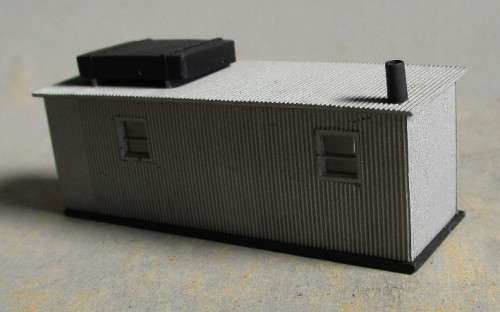 HO SCALE - SAR OLD STYLE MOBILE OFFICES, DETAILED, HAND MADE IN SA