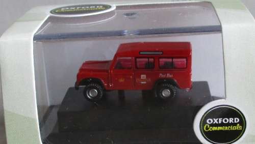 OXFORD N SCALE - LAND ROVER DEFENDER ROYAL MAIL   - NEW BOXED