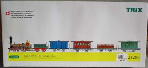 TRIX 21209 HO SCALE - SPANISH BREAKFAST ROLL TRAIN SET WITH DCC - BOXED