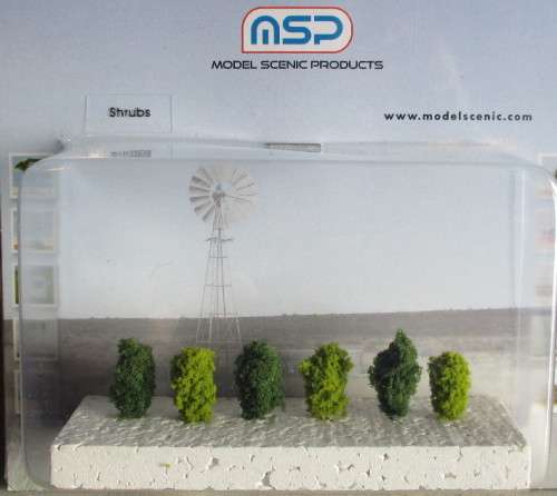 MSP - 6 X SHRUBS, 15MM - NEW CARDED