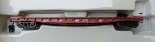 ATHEARN N SCALE - MILWAUKEE ROAD 53' FLAT CAR (BOXED)