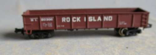 ATLAS N SCALE - ROCK ISLAND OPEN GOODS WAGON