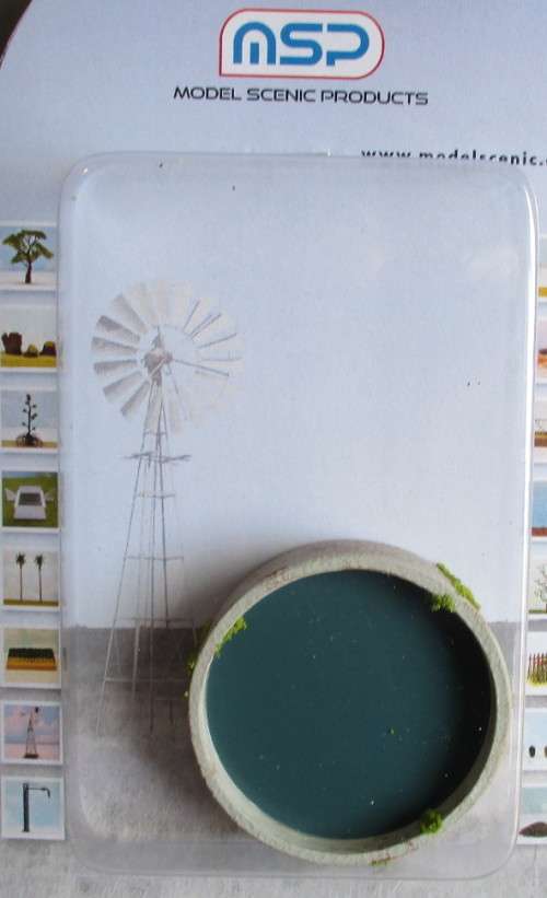 MSP HO SCALE - SA CONCRETE FARM DAM (NEW CARDED, MADE IN SA)