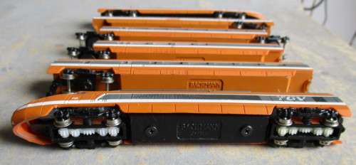 BACHMANN N SCALE - TGV HIGH SPEED PASSENGER TRAIN SET