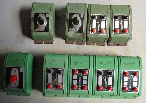 FLEISCHMANN HO SCALE -9 X POINT/SIGNAL CONTROL SWITCHES