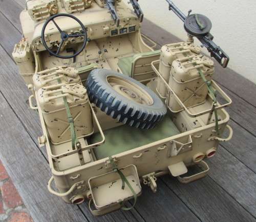 DRAGON 1/6 SCALE - WW II SAS NORTH AFRICA MILITARY JEEP