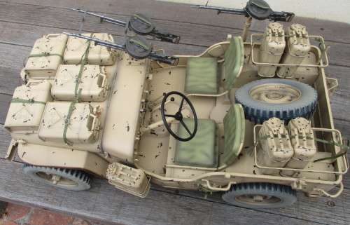 DRAGON 1/6 SCALE - WW II SAS NORTH AFRICA MILITARY JEEP