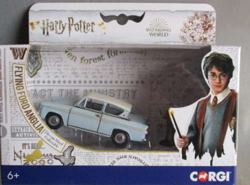 CORGI 1/43 SCALE - FORD ANGLIA, HARRY POTTER WITH 2 FIGUES - NEW BOXED