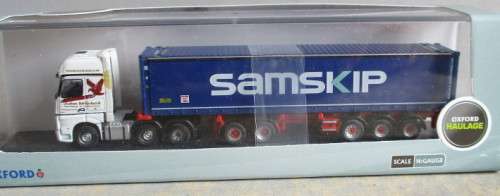 OXFORD N SCALE - MERCEDES ACTROS D/TEC COMBI TRAILER (NEW BOXED)
