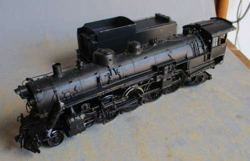 LOMI HO SCALE - BRASS 4-8-2 STEAM LOCO & TENDER, MADE IN KOREA, SEE BELOW
