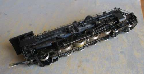 LOMI HO SCALE - BRASS 4-8-2 STEAM LOCO & TENDER, MADE IN KOREA, SEE BELOW