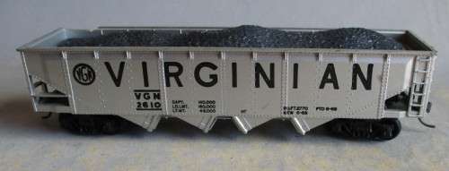 TYCO HO SCALE -VIRGINIAN COAL OPEN HOPPER