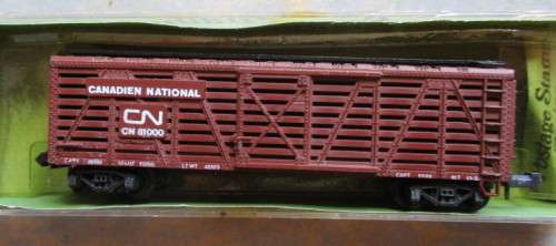 AURORA N SCALE - CN CATTLE WAGON - BOXED