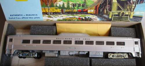 ATHEARN HO SCALE - B & O OBSERVATION CAR - AS NEW BOXED