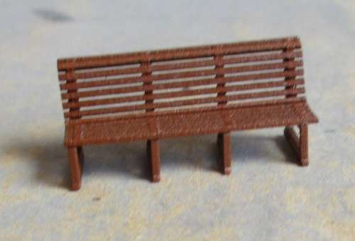 SAR HO SCALE 3 X STATION BENCHES