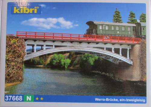 KIBRI N SCALE - DOUBLE TRACK RAIL BRIDGE - AS NEW