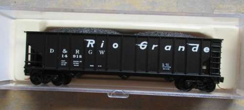 ATLAS N SCALE - RIO GRANDE 90T COAL HOPPER - BOXED