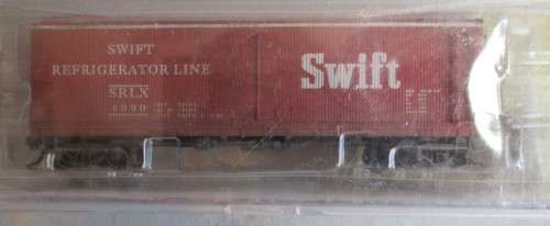 INTERMOUNTAIN N SCALE - REFRIDGERATOR CAR SWIFT WEATHERED - BOXED