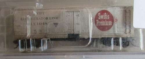INTERMOUNTAIN N SCALE - REFRIDGERATOR CAR SWIFT WEATHERED - BOXED