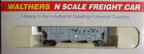 WALTHERS N SCALE - RIO GRANDE CENTERFLOW HOPPER - BOXED