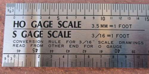 MICROLUX N, HO, S, O SCALE - MODEL RAILROADER'S RULE