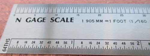 MICROLUX N, HO, S, O SCALE - MODEL RAILROADER'S RULE