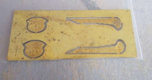 HO SCALE - STEAM LOCO SMOKE DEFLECTOR ROADNAME WINGS, CITY OF PIETERMARITZBURG #858