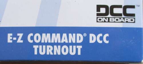 BACHMANN HO SCALE - E-Z COMMAND LH TURNOUT WITH DCC - AS NEW BOXED