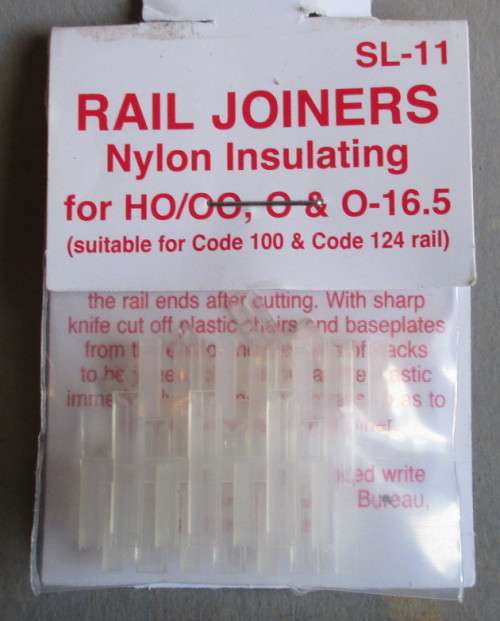 PECO HO SCALE - INSULATED RAIL JOINERS