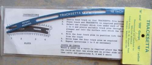TRACKSETTA N SCALE - 18" RADIUS