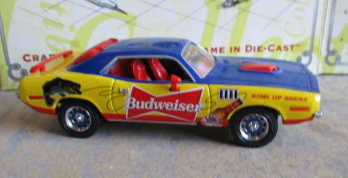 MATCHBOX DYM37599 - 1971 CUDA, BUDWEISER - EXCELLENT BOXED