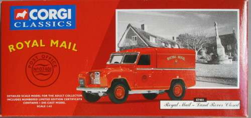 CORGI 1/43 SCALE 07401 - LAND ROVER ROYAL MAIL - MINT BOXED