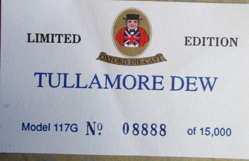 OXFORD - TULLAMORE DEW IRISH WHISKEY DELIVERY BUS LTD EDITION (BOXED)