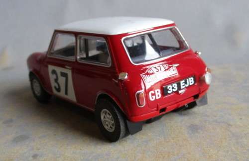SCALEXTRICS 1/32 SCALE - MINI COOPER # 37, NO MOTOR, SPARES OR REPAIRS
