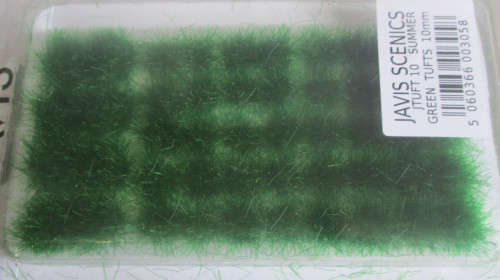 JAVIS ALL SCALES - SUMMER GREEN TUFTS 10mm - NEW CARDED