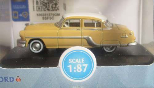 OXFORD 1/87 HO SCALE - 1954 PONTIAC CHIEFTAIN  - NEW BOXED