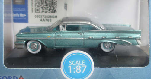 OXFORD 1/87 HO SCALE - 1959 PONTIAC BONNIEVILLE  - NEW BOXED