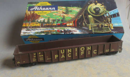 ATHEARN HO SCALE - UP GONDOLA WAGON - BOXED