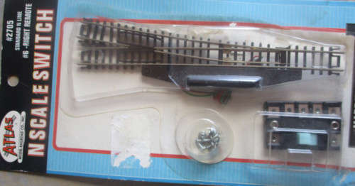 ATLAS N SCALE - ELECTRIC RIGHT HAND POINT - CARDED