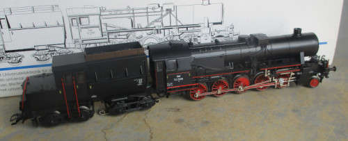 MARKLIN 3416 HO SCALE - OBB 2-10-0 STEAM LOCO WITH CAB TENDER, W/DCC - BOXED