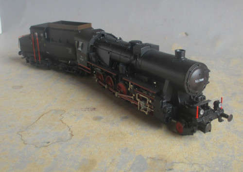 MARKLIN 3416 HO SCALE - OBB 2-10-0 STEAM LOCO WITH CAB TENDER, W/DCC - BOXED