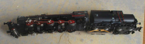 MARKLIN 3416 HO SCALE - OBB 2-10-0 STEAM LOCO WITH CAB TENDER, W/DCC - BOXED