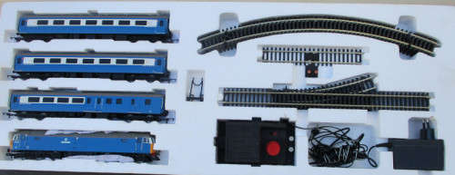 HORNBY OO SCALE - BR THE BLUE PULLMAN SET, DCC READY - BOXED