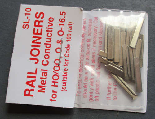 PECO HO SCALE - SL-10 RAIL JOINERS - NEW IN PKT